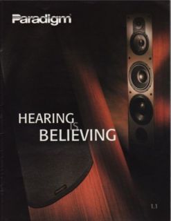   Speaker Catalog 1998 V1.1 Performance Series, Monitor Series, Legend