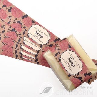 20pcs Vintage Rose Label For Soap,Baking,Ca​ndle, Multi Purpose Gift 