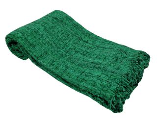 LARGE Luxury Chenille Sofa / Bed Throw in 6 Colours 152x203cm