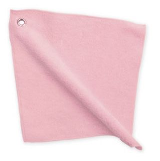   Lot Qty 50 Pink Microfiber Towels & Pink Ribbon Ball Marker Cap Clips