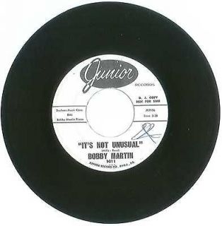 45 RPM, Bobby Martin, Junior Records 1011, Its Not Unusual 