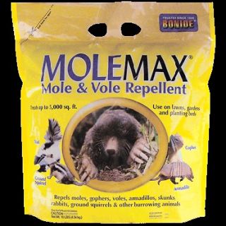   Repellent Mole Vole Control Granules 10 Lb Bag 5,000 Sq Ft MoleMax