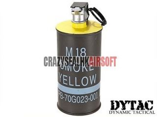 DYTAC Dummy M18 Decoration Smoke Grenade (Yellow) mlcs lbt mbss aor1