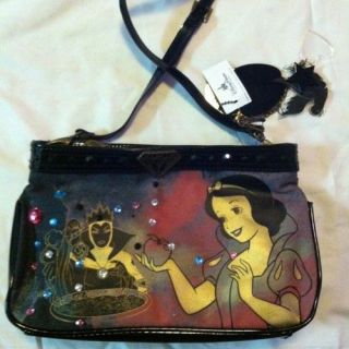 Brand New Disney Couture By Loop NYC Snow White Purse Satchel Tote Bag 