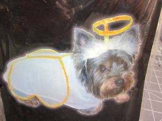 DOG ANGEL COSTUMER WITH HALO AND VEST W/WINGS $7.50