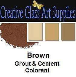 BROWN Grout and Cement Colorant  3 oz, great to use with my mosaic 