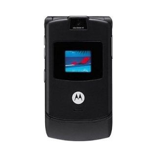 AT&T Motorola RAZR V3 No Contract Quad Band GSM Camera Cell Phone Used