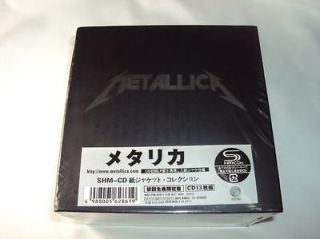 NEW COLLECTION METALLICA THE COMPLETE BOX SET 13 SHM CDS JAPAN RELEASE 
