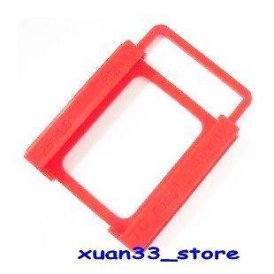 Red 2.5 HDD SSD to 3.5 HDD Hard Drive Mounting Adapter Bracket Dock