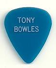 HANK WILLIAMS JR TONY BOWLES TOUR GUITAR PICK PIC