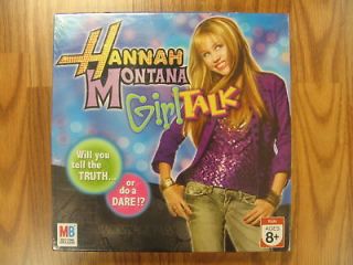 Hannah Montana Girl Talk, board game, Brand New Sealed