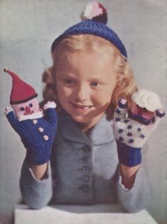   Pattern Punch and Judy Gloves also Hand Puppets in DK 4 6 years
