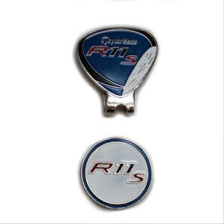 NEW TAYLORMADE BLUE MAGNETIC BALL MARKER HAT CLIP R11s