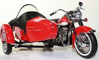 Franklin Mint Harley Davidson Diecast Motorcycle w/Sidecar 110 B1E848 