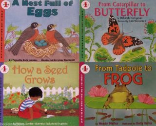 LETS READ & FIND OUT SCIENCE Eggs,Butterfly​,Seed,Frog
