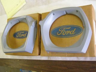 NOS 1971 1972 1973 Ford Pinto Headlight Doors Bezels