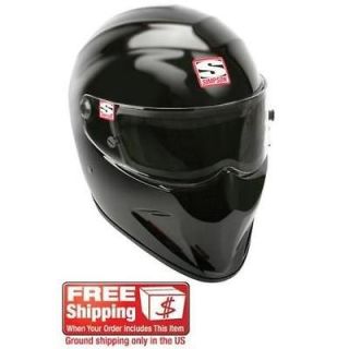 New SA10 Simpson Diamondback Racing Helmet, Flat Black 7 1/2, Snell SA 