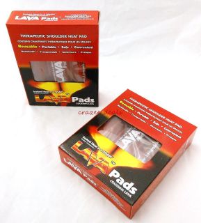   Lava Pad Instant Heating Reusable Shoulder Therapeutic Heating Pad NEW