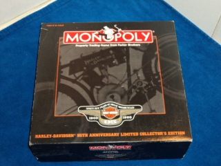 Harley Davidson Monopoly Game 95th Anniversary Edition NIB PARTS 