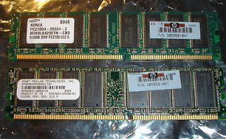 1GB (2 x 512MB) PC2700 DDR RAM Desktop MEMORY 333MHz single sided non 