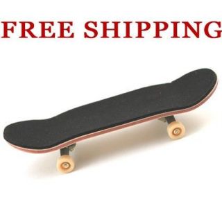   Maple Wooden Deck Fingerboard Skateboard W/ Foam Tape Sticker D42