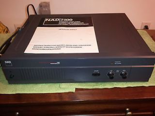 NAD Monitor Series Power Amplifier 2100 Power Envelope