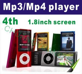  4th.Generation 4GB /mp4 digital player Pink Silver 