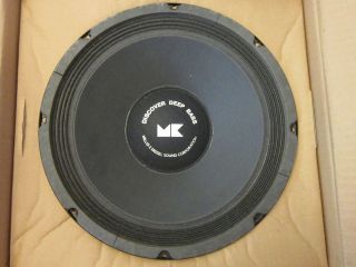   SubWoofer Speaker.4 ohm.Twelve inch.Woofer.Miller & Kreisel.VX 4 MK G3
