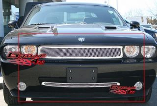 Dodge Challenger Stainless Steel Mesh Grille Insert Combo (Fits: Dodge 