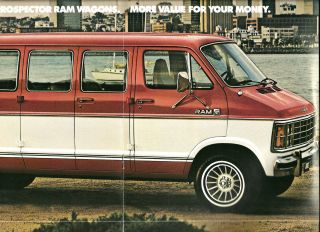 1984 DODGE VAN / WAGONs Brochure: B150, MAXIWAGON, B 150, B250, B 250 
