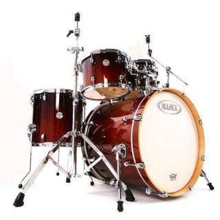 Mapex Meridian Birch Drum Kit 20 inch Fusion in Walnut Fade with 
