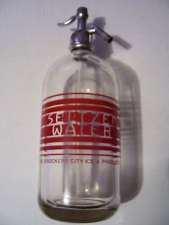 1930s Art Deco VINTAGE Antique Glass Spray Top CROCKERY CITY ICE 