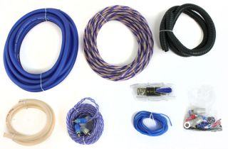   ACOUSTIK AKIT 2 2 Gauge Ga Car Audio Amplifier Amp Wiring Wire Kit