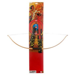 INDIAN BOW and ARROWS ♥ Toy Archery Soft Dart Set 25,5
