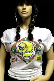   Uniform Womens Softball National Championship T Shirt Kansas ASA M
