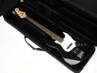 ARIA STB JB BK electric BASS guitar NEW JAZZ style black w/ Light Hard 