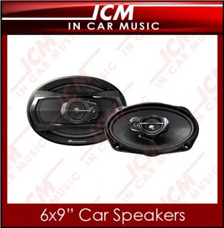 Pioneer TS A6923i 6x9 inch 400 watts 3 Way Shelf Door Car Speakers