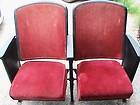 Vintage Theatre Hall Church Fold up Chairs Bench Seats 
