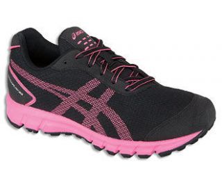 Asics Womens MatchPlay33 Black/Neon Pink Golf Shoes