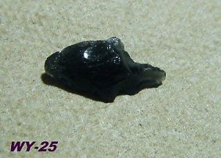 North West Wyoming Authentic Artifact Arrowhead Obsidian Bird Point 