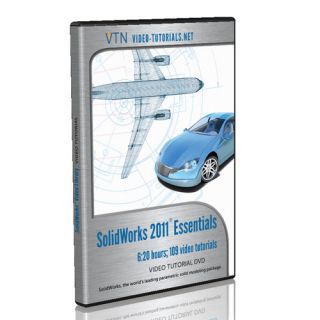 SolidWorks 2011 Essentials Video Tutorial DVD (download/onli​ne also 