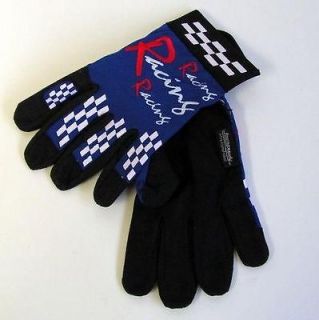ALPENA RACING Driving Drivers Gloves Auto Car Truck MED Blue 
