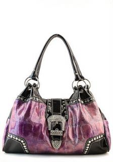  Inspired Shinny Belt Rhinestone Western Celebrity Handbag Purse