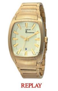 Authentic REPLAY Watch SPACELINER Collection GOLD SMALL NIB