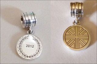 AUTHENTIC NEW PANDORA Silver British Olympic Union Jack 2012 Charm 