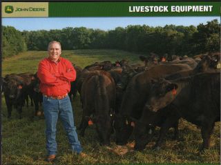 John Deere Livestock Equipment Tractor Brochure Leaflet