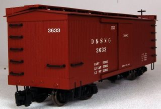 Bachmann G Scale Train (1:22.5) Box Car Durango & Silverton