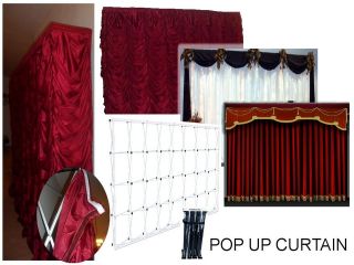 10x8 banquet hall stage backdrop curtain for magic, dance, juggling 