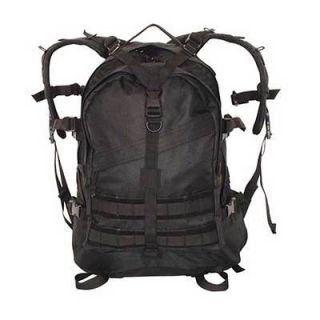 NEW FOX OUTDOOR RUGGED LARGE TRANSPORT GEAR BACKPACK   BLACK