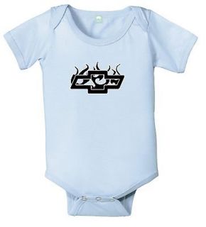 CHEVY FLAMES EMBLEM  Baby Onesie [Onsie]~ Funny, Novelty, Quotes ~